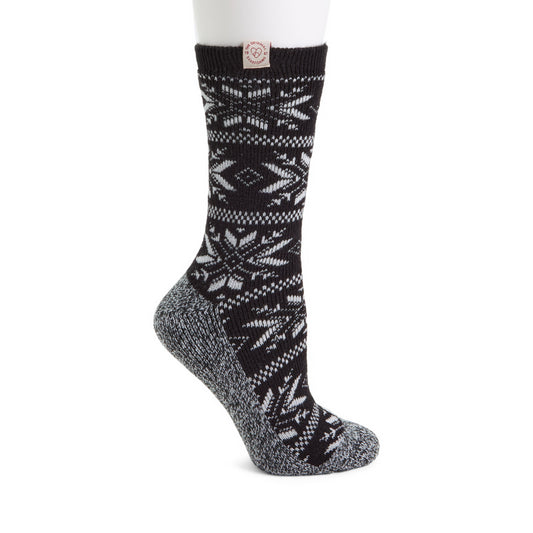 Ladies Star Brushed Heat Sock - US 2958