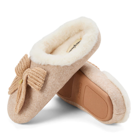 Women's Josie Knit Clog With Bow - US 9934