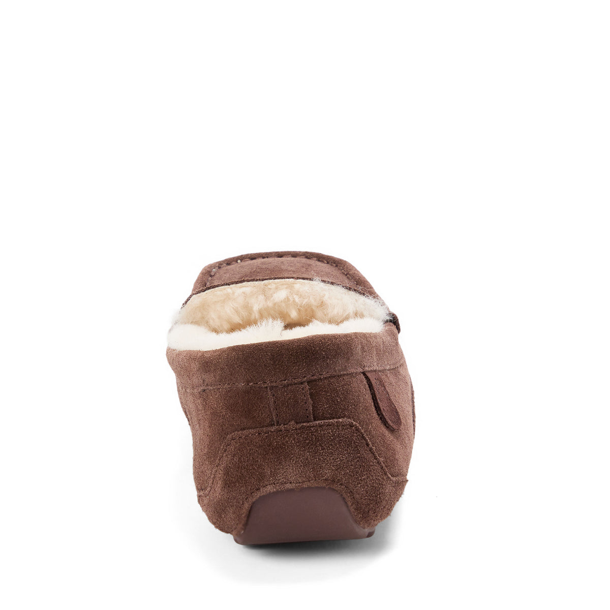 Men's Fireside by Dearfoams Melbourne Genuine Shearling Moccasin Slipper - US 7035