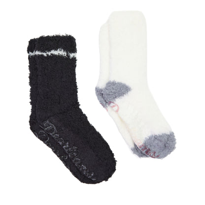 Ladies Solid Cozy Crew Sock 2 Pack - US 2773