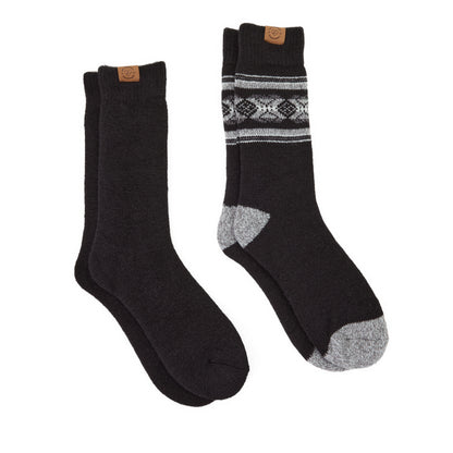 Men's Fair Isle Crew Socks-2 pack - US 4496
