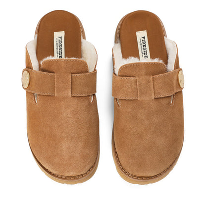 Women's Fireside by Dearfoams Coin Mule - Water Resistant - US 9942