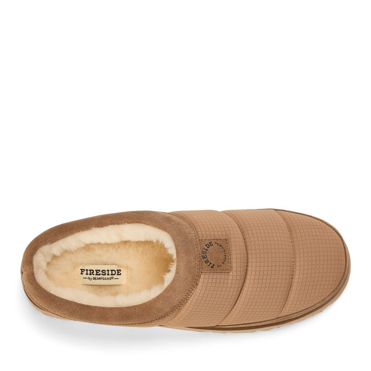 Men's Fireside by Dearfoams Grafton Sport Nylon Puff Clog - Water Repellent - US 2028