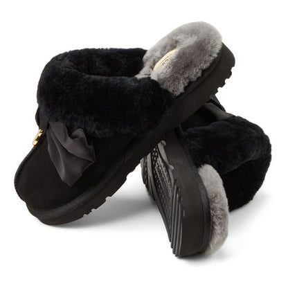 Women's Sydney Dream Bow Genuine Shearling Scuff - US 4778