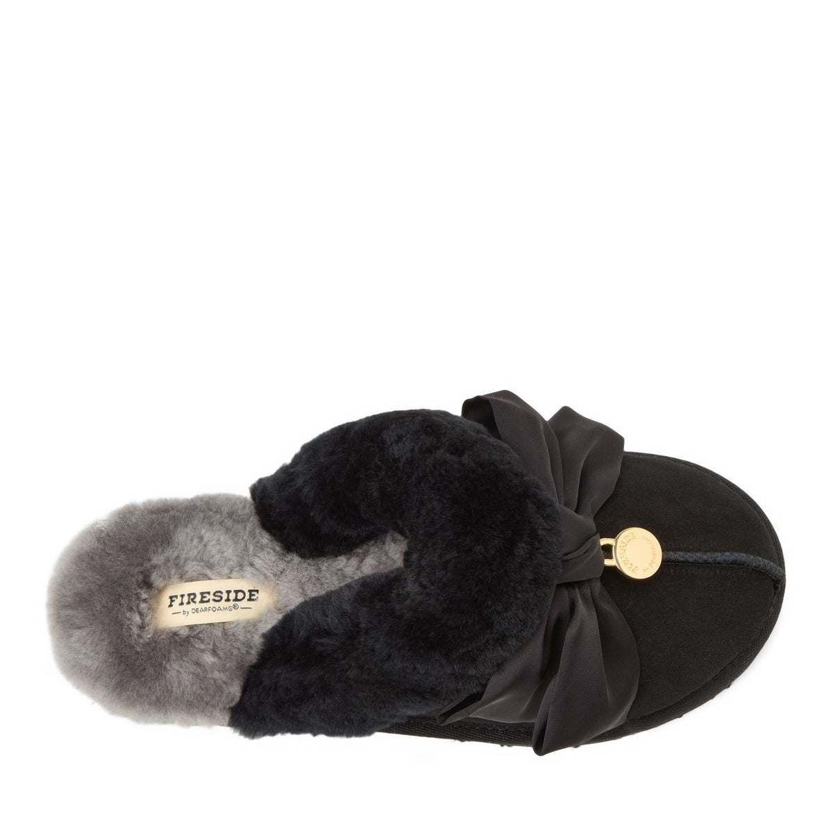 Women's Sydney Dream Bow Genuine Shearling Scuff - US 4778