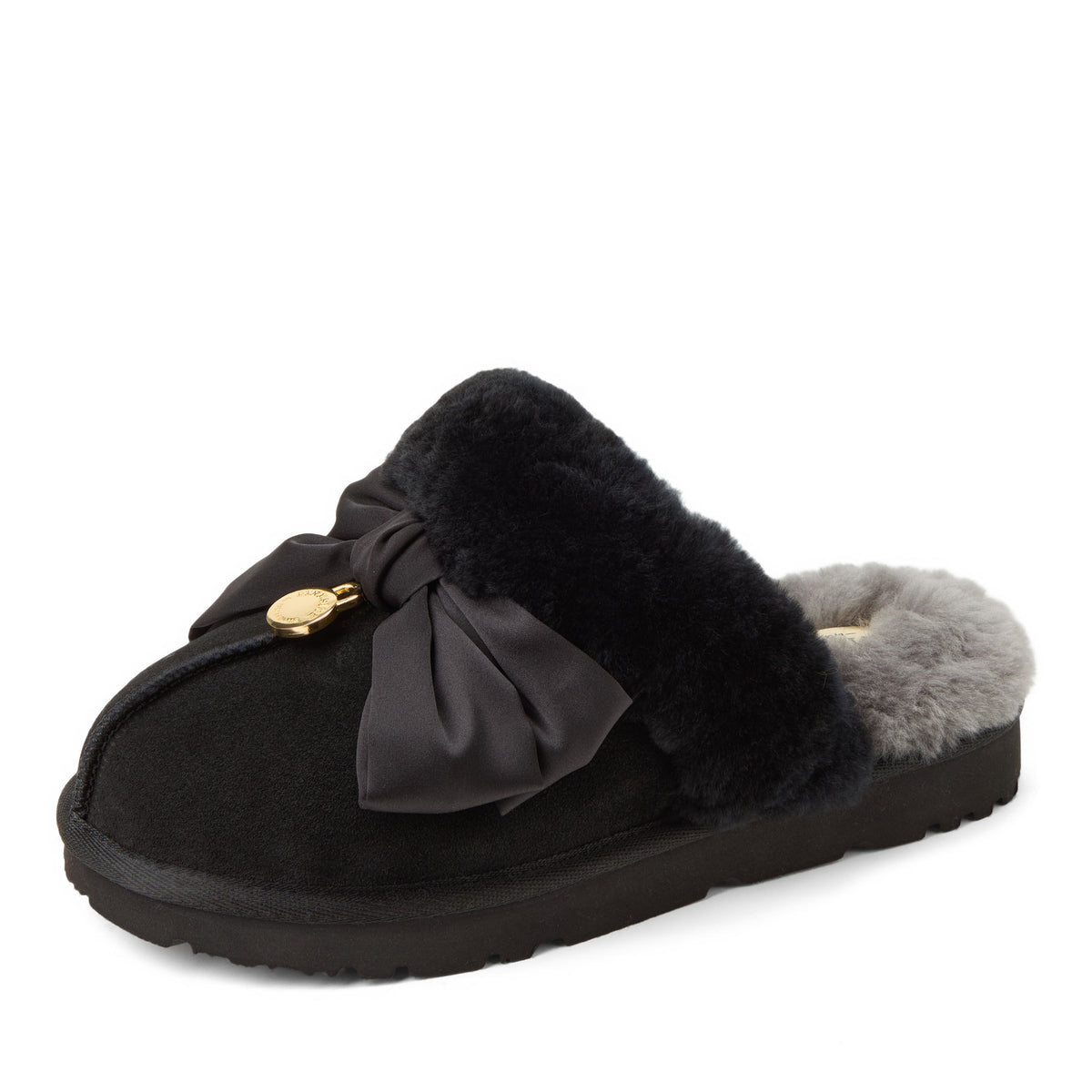 Women's Sydney Dream Bow Genuine Shearling Scuff - US 4778