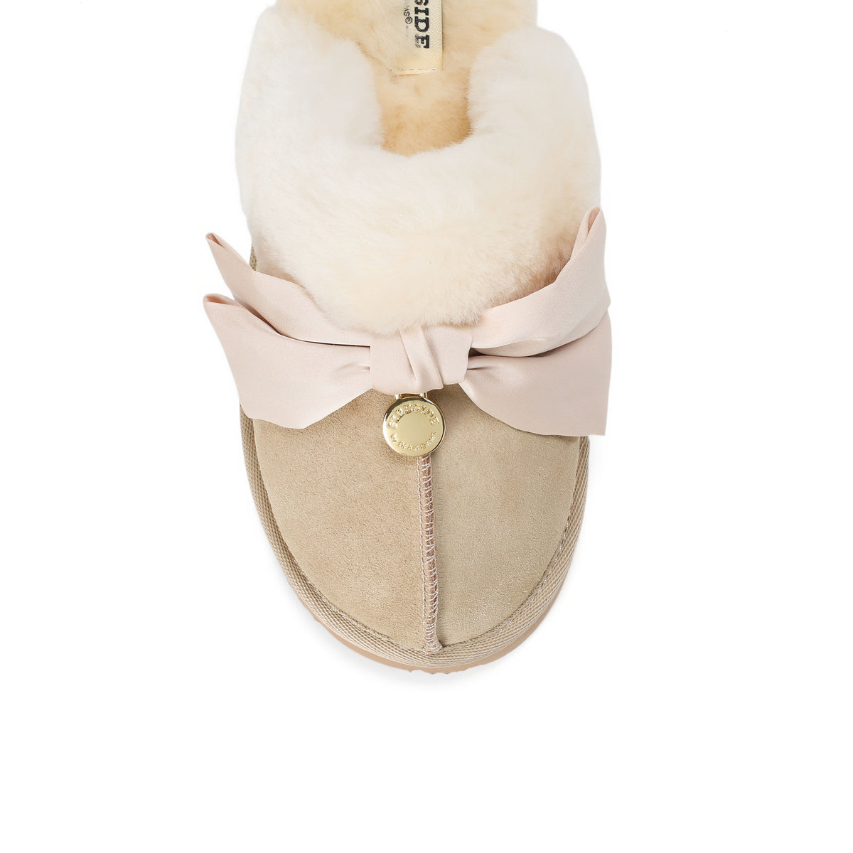 Women's Sydney Dream Bow Genuine Shearling Scuff - US 0936