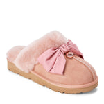Women's Sydney Dream Bow Genuine Shearling Scuff - US 3288
