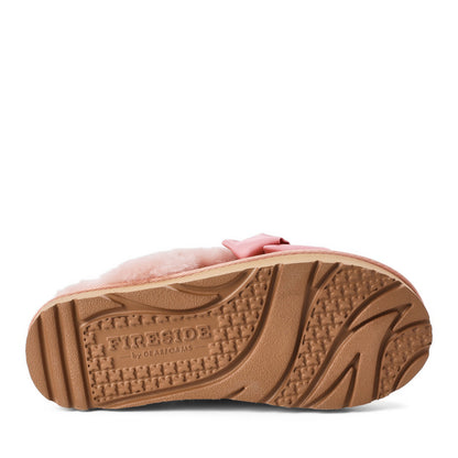 Women's Sydney Dream Bow Genuine Shearling Scuff - US 3288