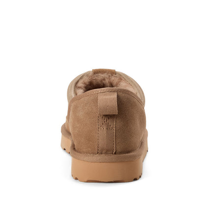 Women's Fireside by Dearfoams Sport Knit And Suede Slip On Shoetie - Water Repellent - US 2651
