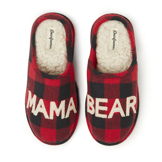 Women's Mama Bear Buffalo Check Clog Slipper - US 2897