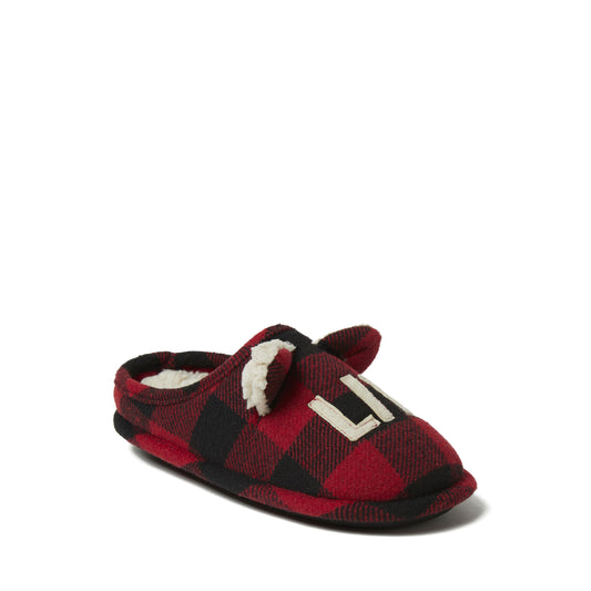 Kids Lil' Bear Buffalo Check Clog Slipper - US 8438