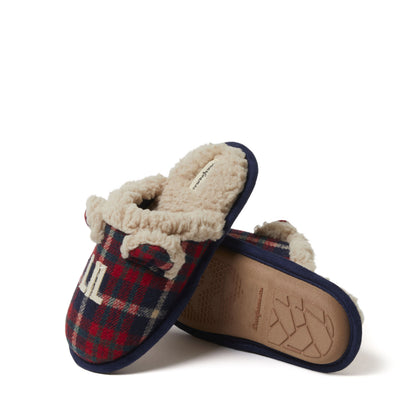 Kids Lil Bear Plaid Scuff - US 3627