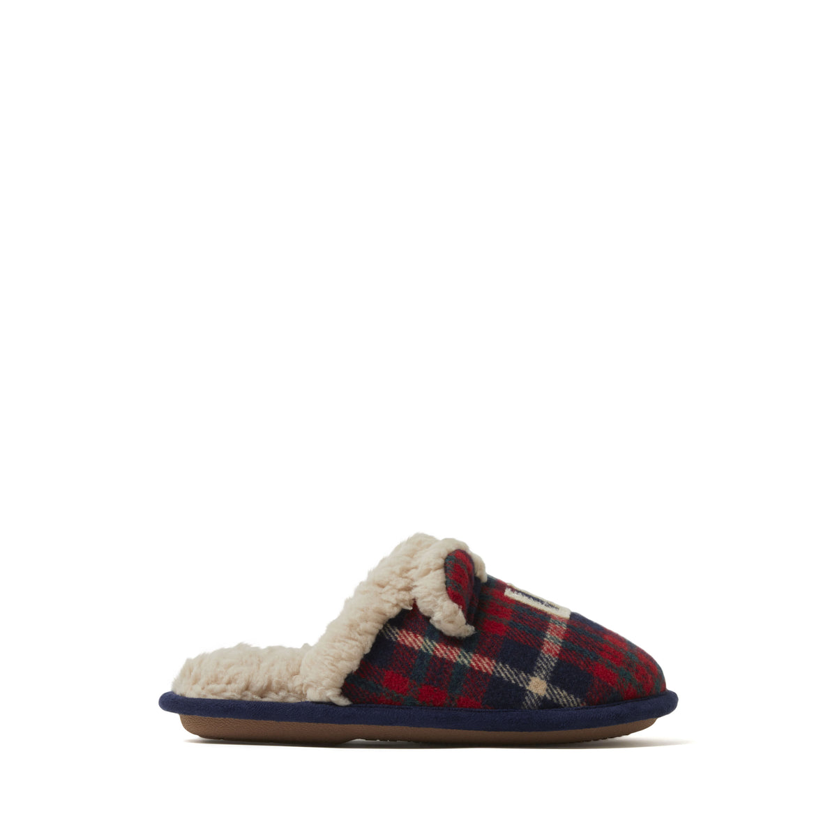 Kids Lil Bear Plaid Scuff - US 3627