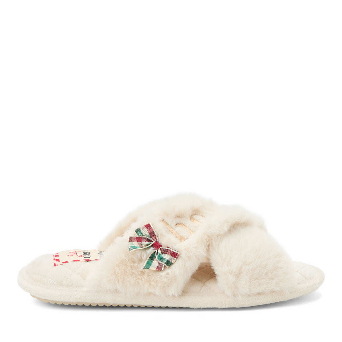 Women's Holiday Fur Slide - US 8958