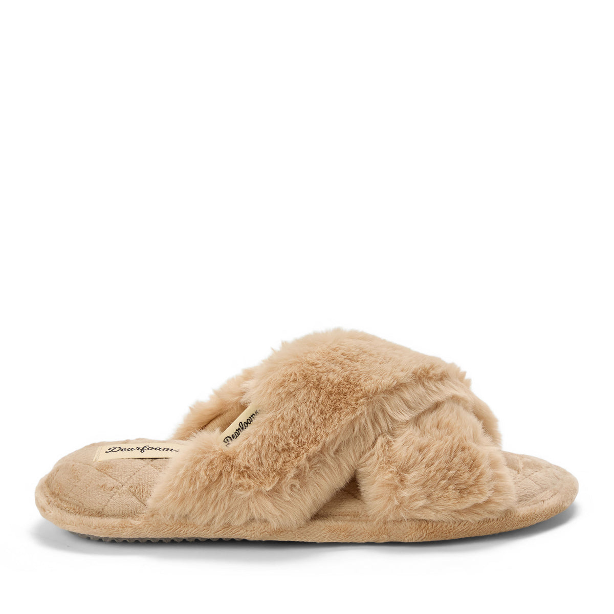 Women's Jessica Furry Crossband Slide Slipper - US 6536