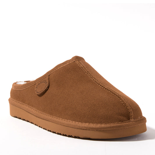 Women's Fireside by Dearfoams Greta Genuine Shearling Clog - Water Resistant - US 3357