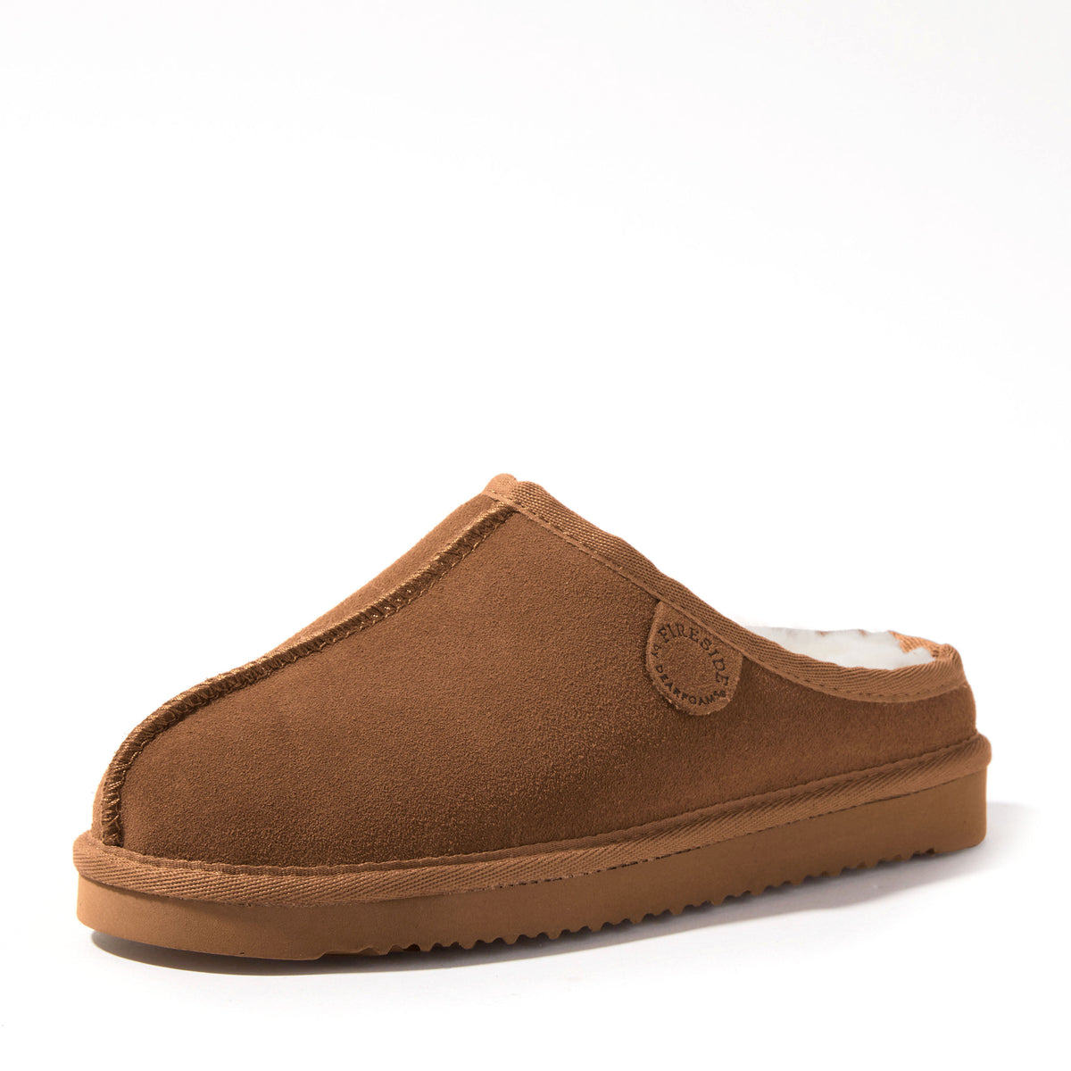 Women's Fireside by Dearfoams Greta Genuine Shearling Clog - Water Resistant - US 3357