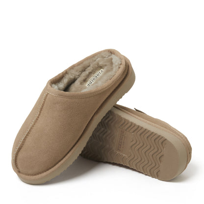 Women's Fireside by Dearfoams Greta Genuine Shearling Clog - Water Resistant - US 8167
