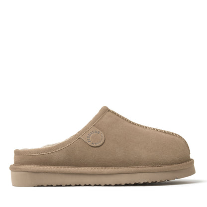 Women's Fireside by Dearfoams Greta Genuine Shearling Clog - Water Resistant - US 4618