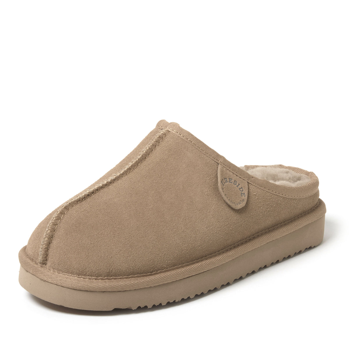 Women's Fireside by Dearfoams Greta Genuine Shearling Clog - Water Resistant - US 4618