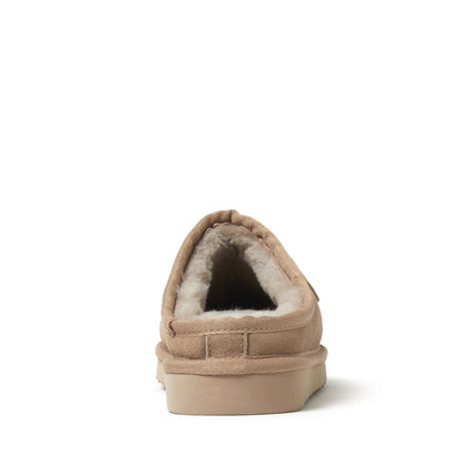 Women's Fireside by Dearfoams Greta Genuine Shearling Clog - Water Resistant - US 8167
