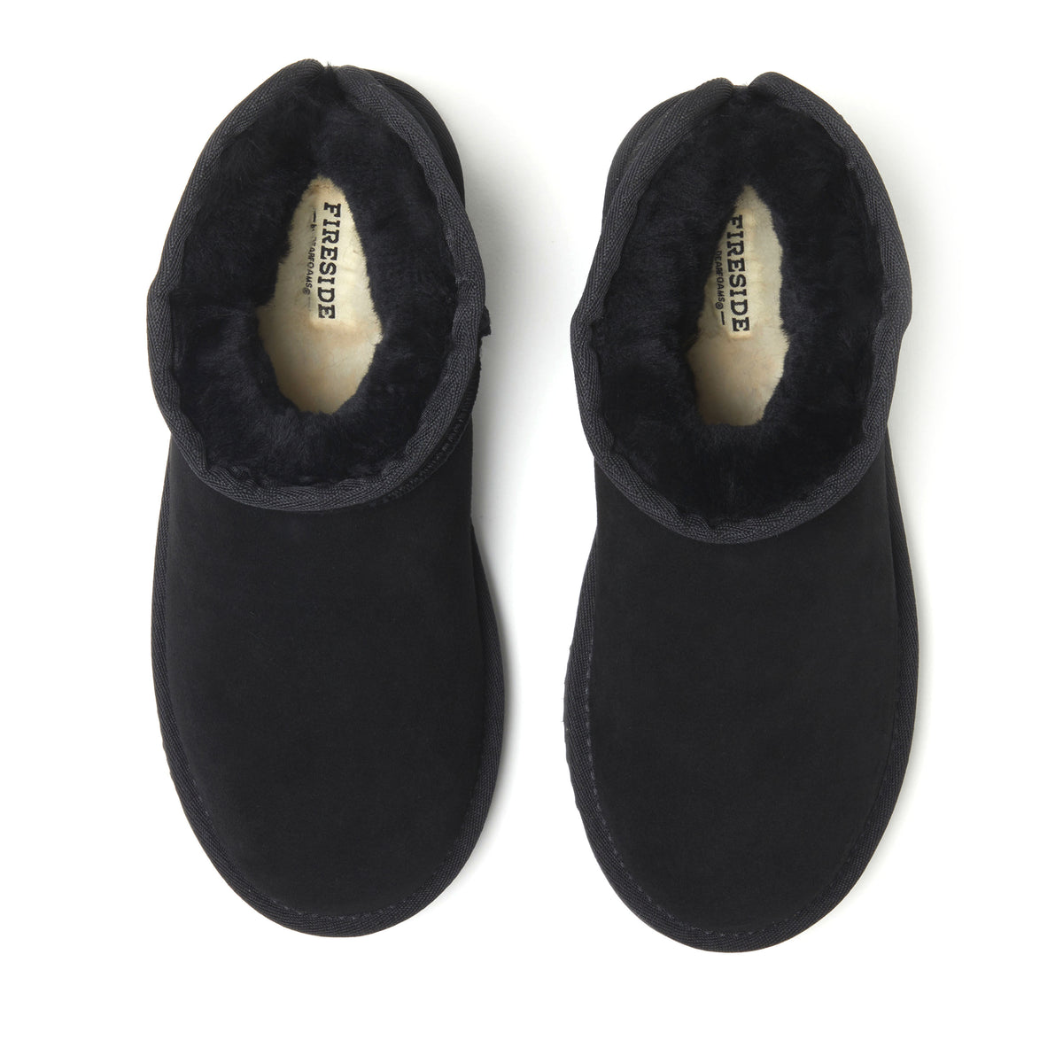 Women's Fireside by Dearfoams Riverland Genuine Shearling Micro Bootie - US 8846