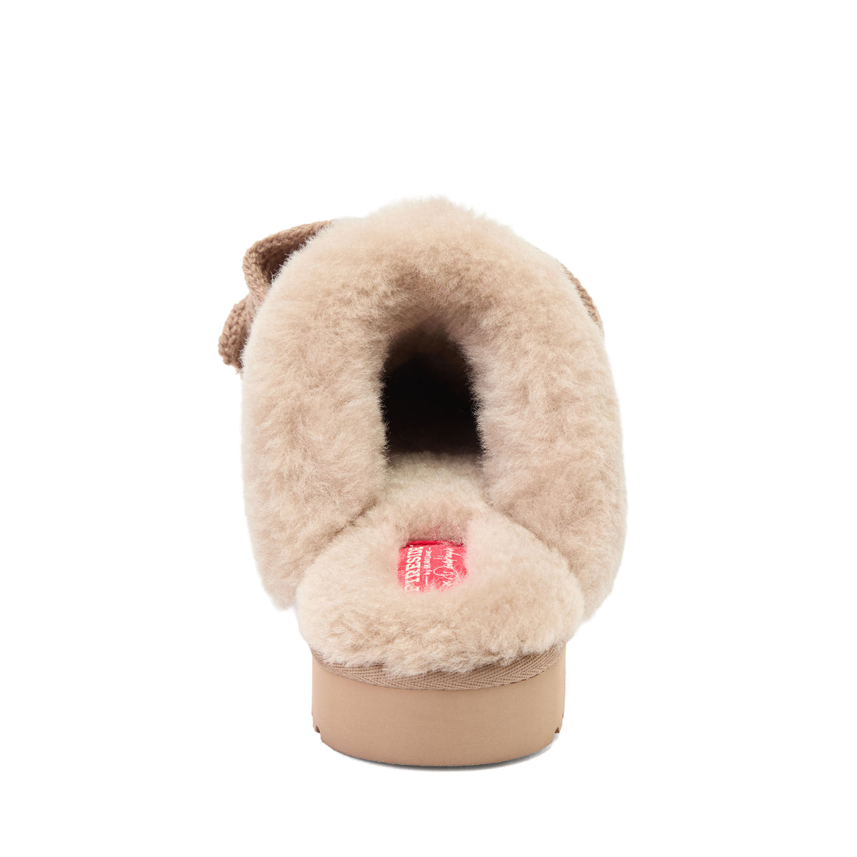 Daniella Karagach’s Women's Fireside Suede Shearling Scuff - US 9694
