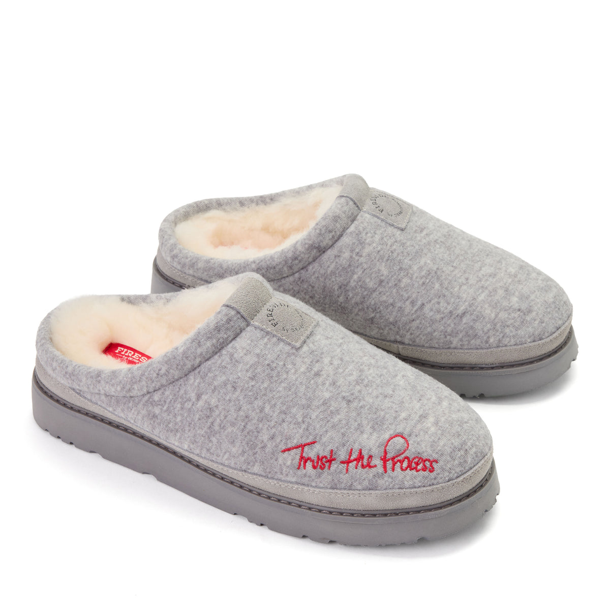 Daniella Karagach’s Men's Fireside Knit Shearling Clog - US 3650