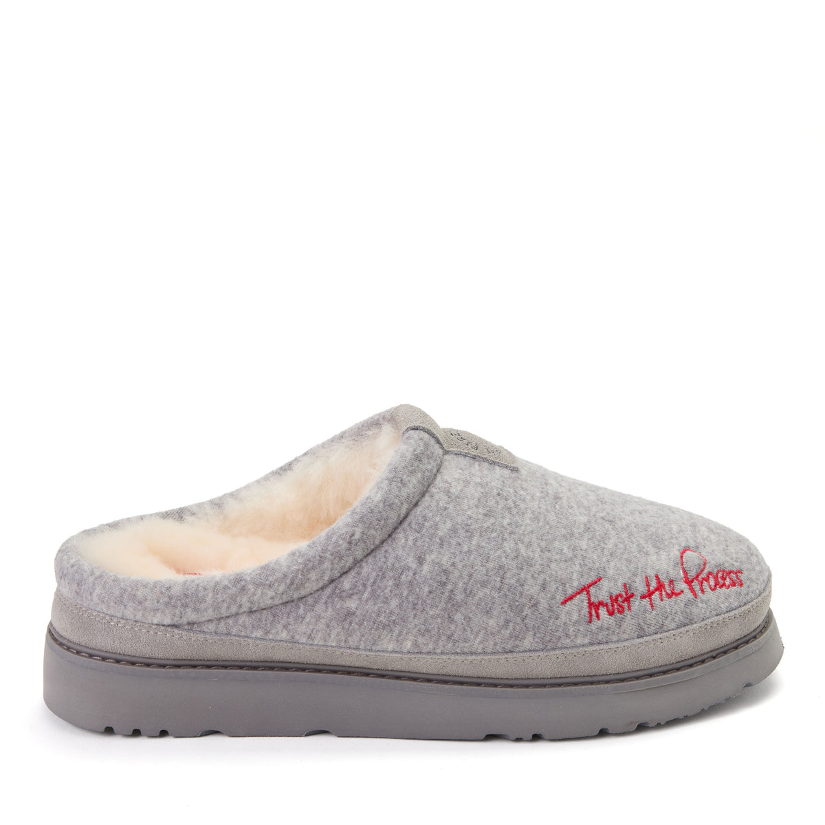 Daniella Karagach’s Men's Fireside Knit Shearling Clog - US 3650