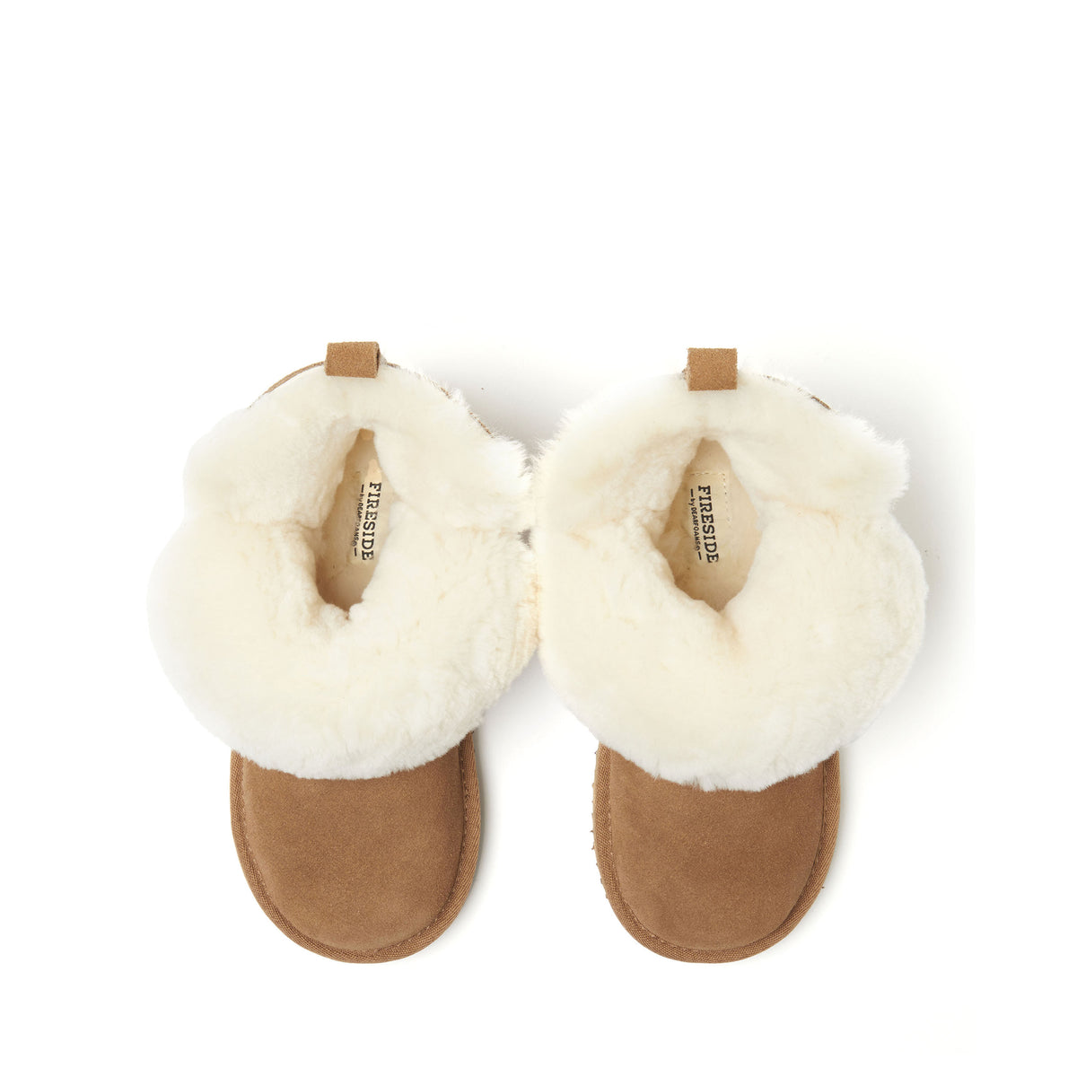 Kid's Fireside by Dearfoams Bunbury Genuine Shearling Boot - US 1209