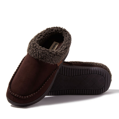 Men's Marshall Microsuede Moc Toe Clog With Berber Cuff - US 8744
