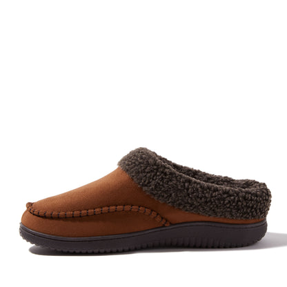 Men's Marshall Microsuede Moc Toe Clog With Berber Cuff - US 3713