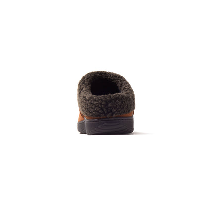 Men's Marshall Microsuede Moc Toe Clog With Berber Cuff - US 3713