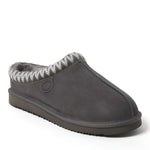 Men's Fireside by Dearfoams Grafton Genuine Shearling Clog With Taping - Water Resistant - US 8878