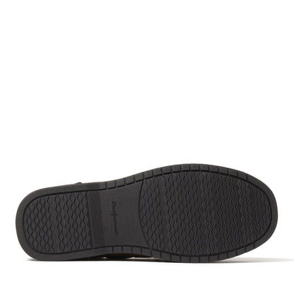 Men's Toby Microsuede Moccasin with Tie and Whipstitch - US 4053