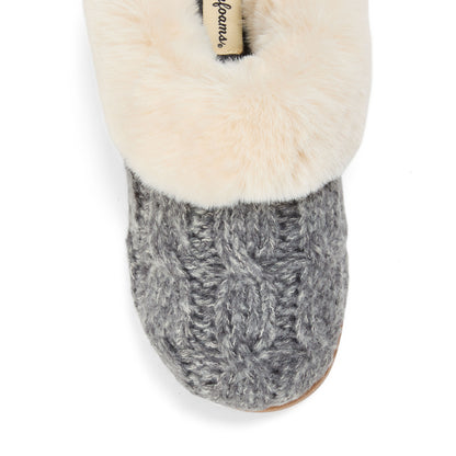 Women's Nicki Cable Knit Scuff - US 8884