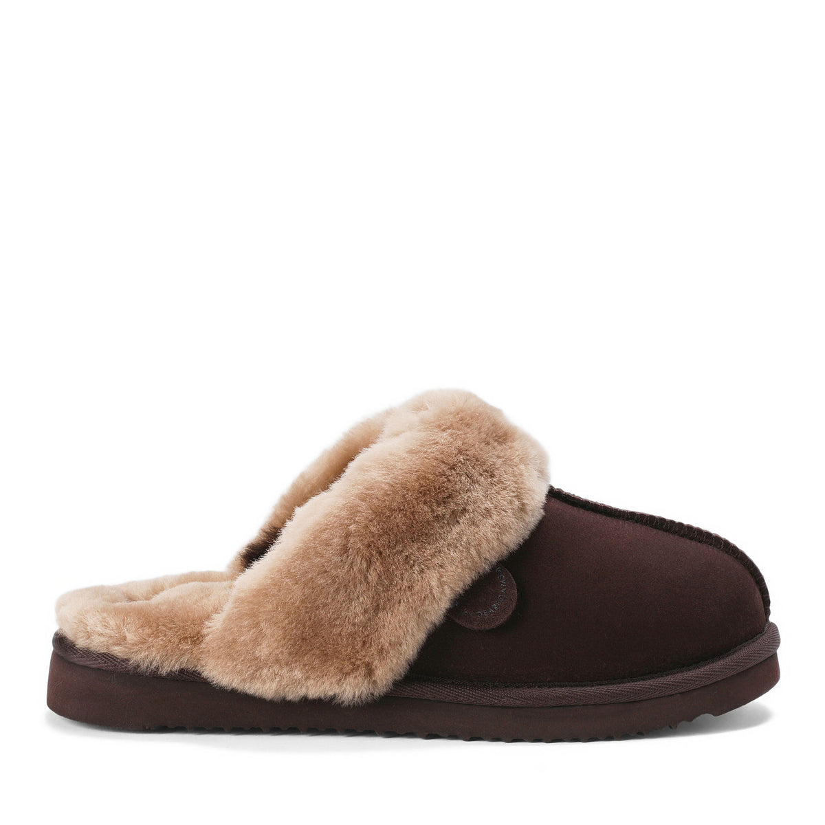 Women's Fireside by Dearfoams Sydney Genuine Shearling Scuff Slipper - US 1685