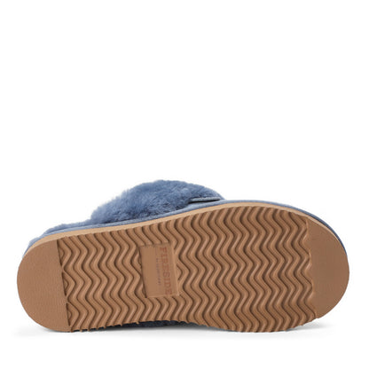 Women's Fireside by Dearfoams Sydney Genuine Shearling Scuff Slipper - US 3944