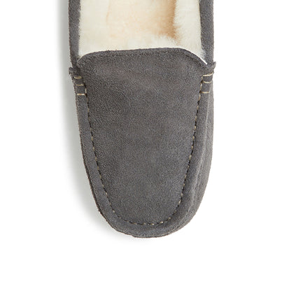 Women's Fireside by Dearfoams Mel Genuine Shearling Moccasin - US 0997