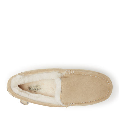 Women's Fireside by Dearfoams Mel Genuine Shearling Moccasin - US 1699