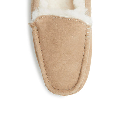 Women's Fireside by Dearfoams Mel Genuine Shearling Moccasin - US 1699