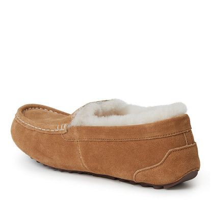 Women's Fireside by Dearfoams Mel Genuine Shearling Moccasin - US 6280