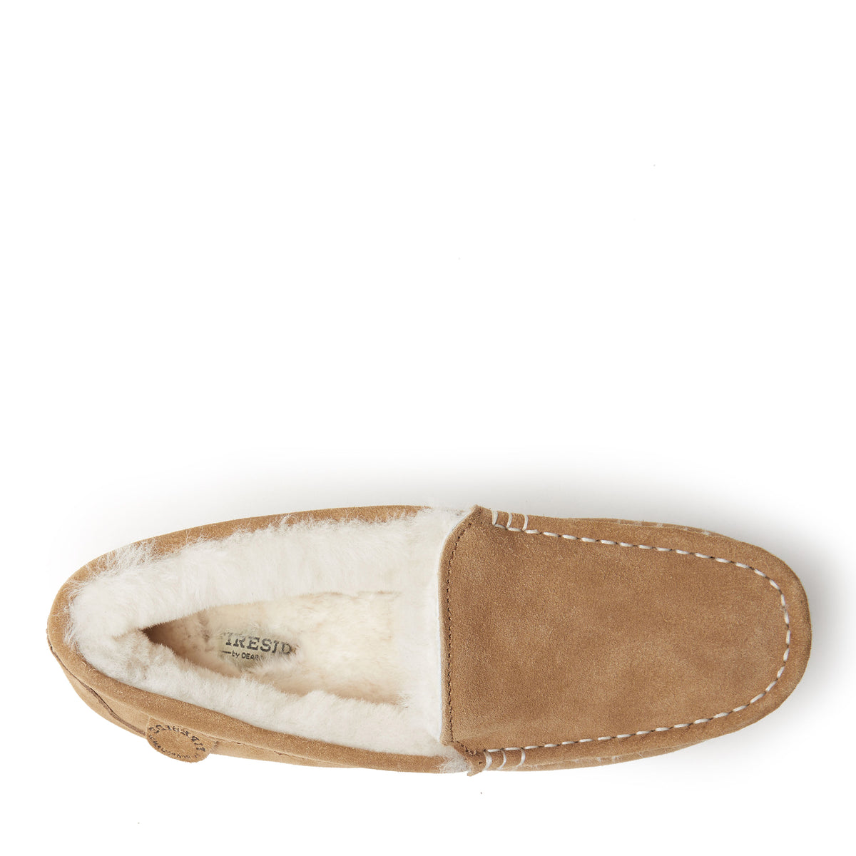 Women's Fireside by Dearfoams Mel Genuine Shearling Moccasin - US 9878