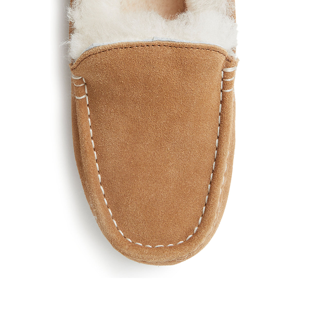 Women's Fireside by Dearfoams Mel Genuine Shearling Moccasin - US 6280