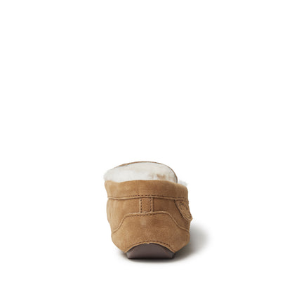 Women's Fireside by Dearfoams Mel Genuine Shearling Moccasin - US 9878