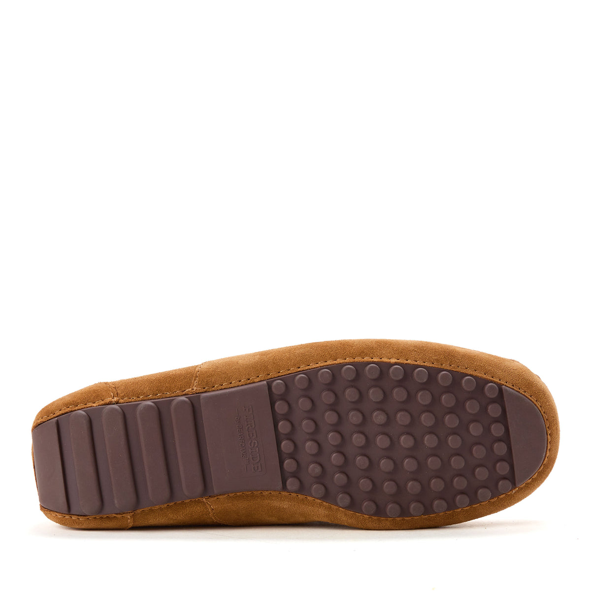 Men's Fireside by Dearfoams Melbourne Genuine Shearling Moccasin Slipper - US 8403