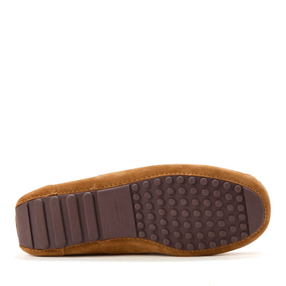 Men's Fireside by Dearfoams Melbourne Genuine Shearling Moccasin Slipper - US 6375