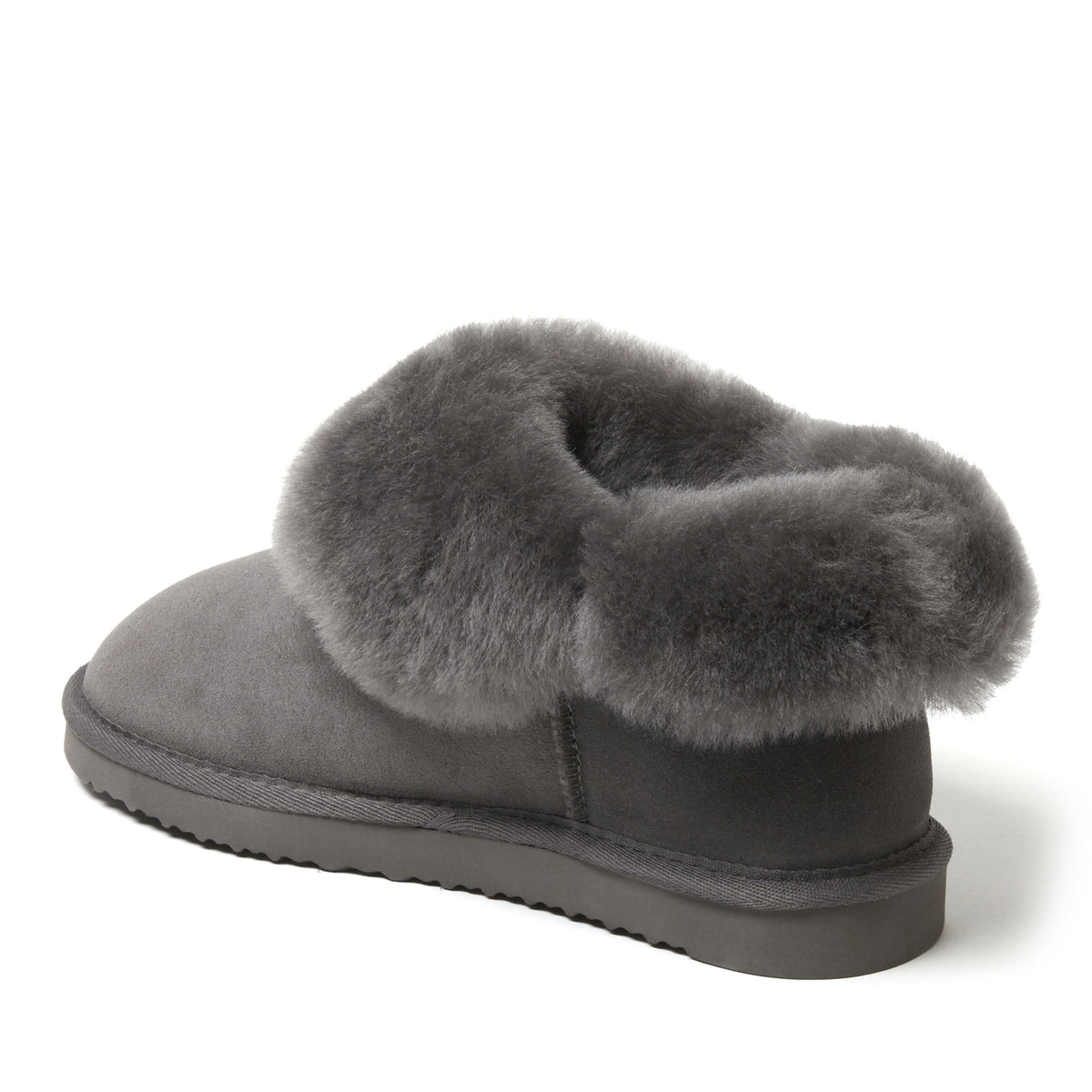 Women's Fireside by Dearfoams Perth Genuine Shearling Foldover Boot Slipper - US 9204
