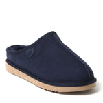 Men's Fireside by Dearfoams Grafton Genuine Shearling Clog Slipper with Woven Accent - US 5344